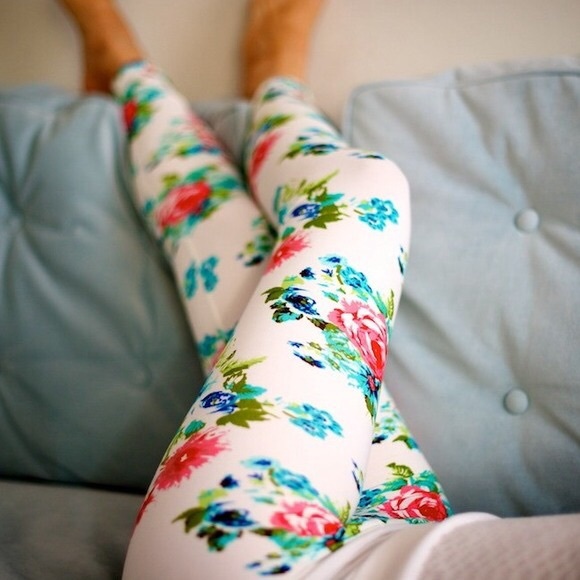 Floral Leggings - Picture 6 of 7